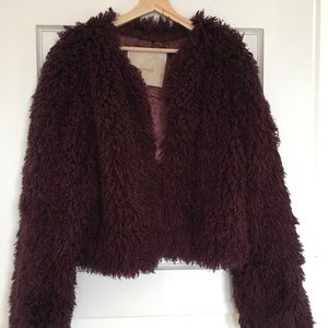 DU MONDE / Purple Shag Party Jacket size M